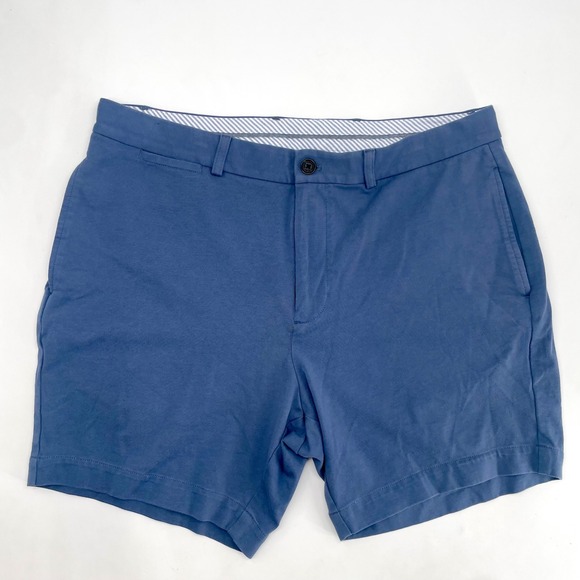 Brooks Brothers Other - Brooks Brothers 100% cotton Mens Blue Chino Shorts Size 36 6 Inch Inseam